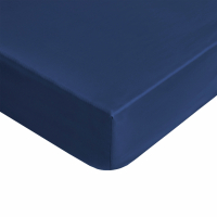 Biancoperla DENISE Drap-housse, très grand lit, Bleu