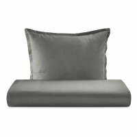 Biancoperla AURORA Grey duvet cover set - 200x140 | 63x63