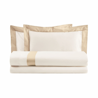 Biancoperla SHARON Beige Double-bed duvet cover complete set