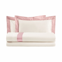 Biancoperla SHARON Pink Double-bed duvet cover complete set
