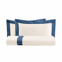 Biancoperla SHARON Blue King-size duvet cover set