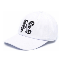 Palm Angels Men's 'Monogram Embroidered' Baseball Cap