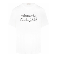 Alexander McQueen 'Reflective Logo' T-Shirt für Herren