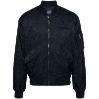 Versace Blouson bomber 'Logo Embroidered' pour Hommes
