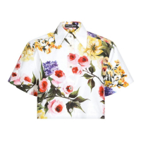 Dolce & Gabbana 'Floral' Kurzärmeliges Hemd für Damen