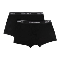 Dolce & Gabbana Boxer 'Logo-Waist' pour Hommes - 2 Pièces