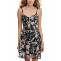 Guess Women's 'Floral Embroidered' Fit & Flare Dress