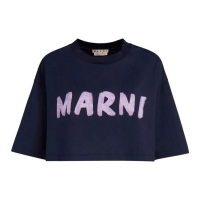 Marni T-Shirt court 'Logo' pour Femmes