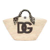 Dolce & Gabbana Women's 'Medium Kendra Logo-Patch' Tote Bag