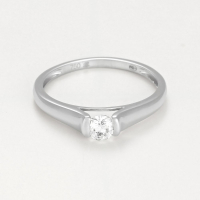 Comptoir du Diamant Women's 'Solitaire Divin' Ring