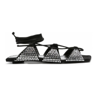 The Attico Women's 'Square-Toe' Flat Sandals