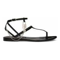 Dolce & Gabbana Women's 'Padlock' Thong Sandals