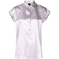 Pinko Chemise à manches courtes 'Cadmo Laminated' pour Femmes