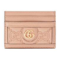 Gucci Women's 'Gg-Logo Matelassé-Effect' Card case