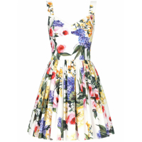 Dolce & Gabbana Women's 'Garden Bustier' Mini Dress