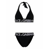 Dolce & Gabbana Bikini 'Logo-Band Triangle-Cup' pour Femmes