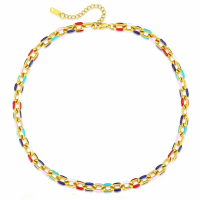 Liv Oliver Women's 'Chain' Necklace