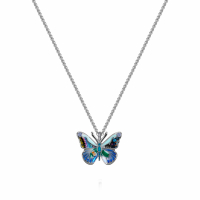 Liv Oliver Women's 'Butterfly' Necklace