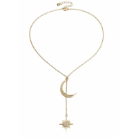 Liv Oliver Women's 'Star And Moon' Necklace