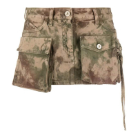The Attico Women's 'Fay Camouflage' Mini Skirt