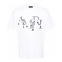 Amiri T-shirt 'Staggered Chrome' pour Hommes