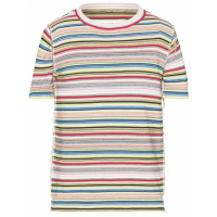 Maison Margiela Men's 'Striped Knitted' T-Shirt