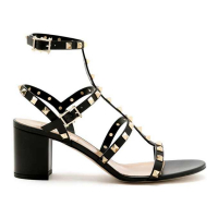 Valentino Garavani 'Rockstud Ankle-Strap' Sandalen mit Absatz für Damen