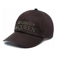 Alexander McQueen Men's 'Embroidered-Logo' Cap