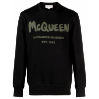 Alexander McQueen Pull 'Graffiti Logo' pour Hommes
