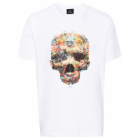 PS Paul Smith Men's 'Skull Sticker' T-Shirt
