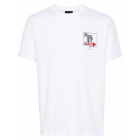 PS Paul Smith Men's 'One Way Zebra Graphic' T-Shirt
