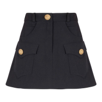 Balmain Women's 'Western Panelled' Mini Skirt
