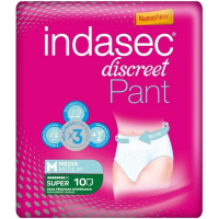 Indasec Pantalons pour l'Incontinence 'Discreet' - Super Medium 10 Pièces