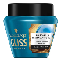 Schwarzkopf Masque capillaire 'Gliss Aqua Revive 2-In-1 Moisturizing' - 300 ml