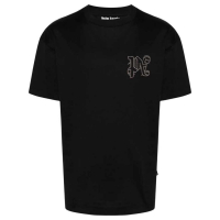 Palm Angels T-shirt 'Monogram Embellished' pour Hommes