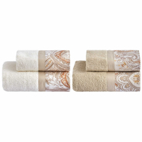Biancoperla MOZART Hand and Guest 4 Pieces Terry Towels Set, Rope
