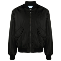 Versace Blouson bomber 'Logo-Embroidered' pour Hommes