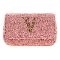 Versace Women's 'Logo Tweed' Crossbody Bag