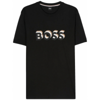 Hugo Boss Men's 'Logo-Rubberised' T-Shirt