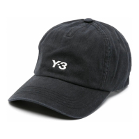 Adidas Y3 Men's 'Embroidered-Logo' Baseball Cap