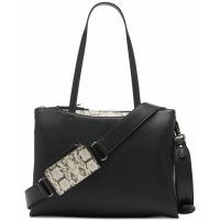 Calvin Klein Women's 'Chrome Top Zipper Convertible with Zippered Pouch' Tote Bag