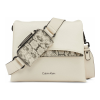 Calvin Klein 'Chrome Adjustable Flap with Zippered Pouch' Umhängetasche für Damen