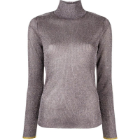Tory Burch Women's 'Metallic-Effect' Turtleneck Sweater