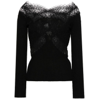 Ermanno Scervino Women's 'Lace Fine-Ribbed' Long Sleeve top