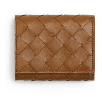 Bottega Veneta Women's 'Intrecciato Tri-Fold Zip' Wallet