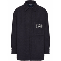 Valentino Garavani 'Vlogo Signature Tweed Shirt' Jacke für Herren