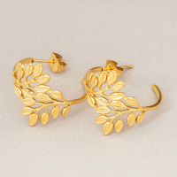 La Chiquita Women's 'Leafy' Earrings