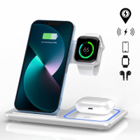 Access4us '3 In 1 Foldable' Wireless Charger for Airpods,Smartphones,Smartwatch