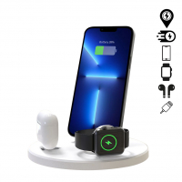 Access4us '3 In 1 Fast Charging Station' Wireless Charger for Airpods,Apple Watch,iPhone