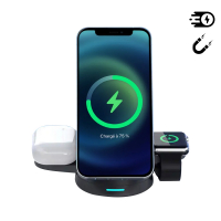 Access4us 'Intelligent Fast 3 In 1 Magnetic' Wireless Charger